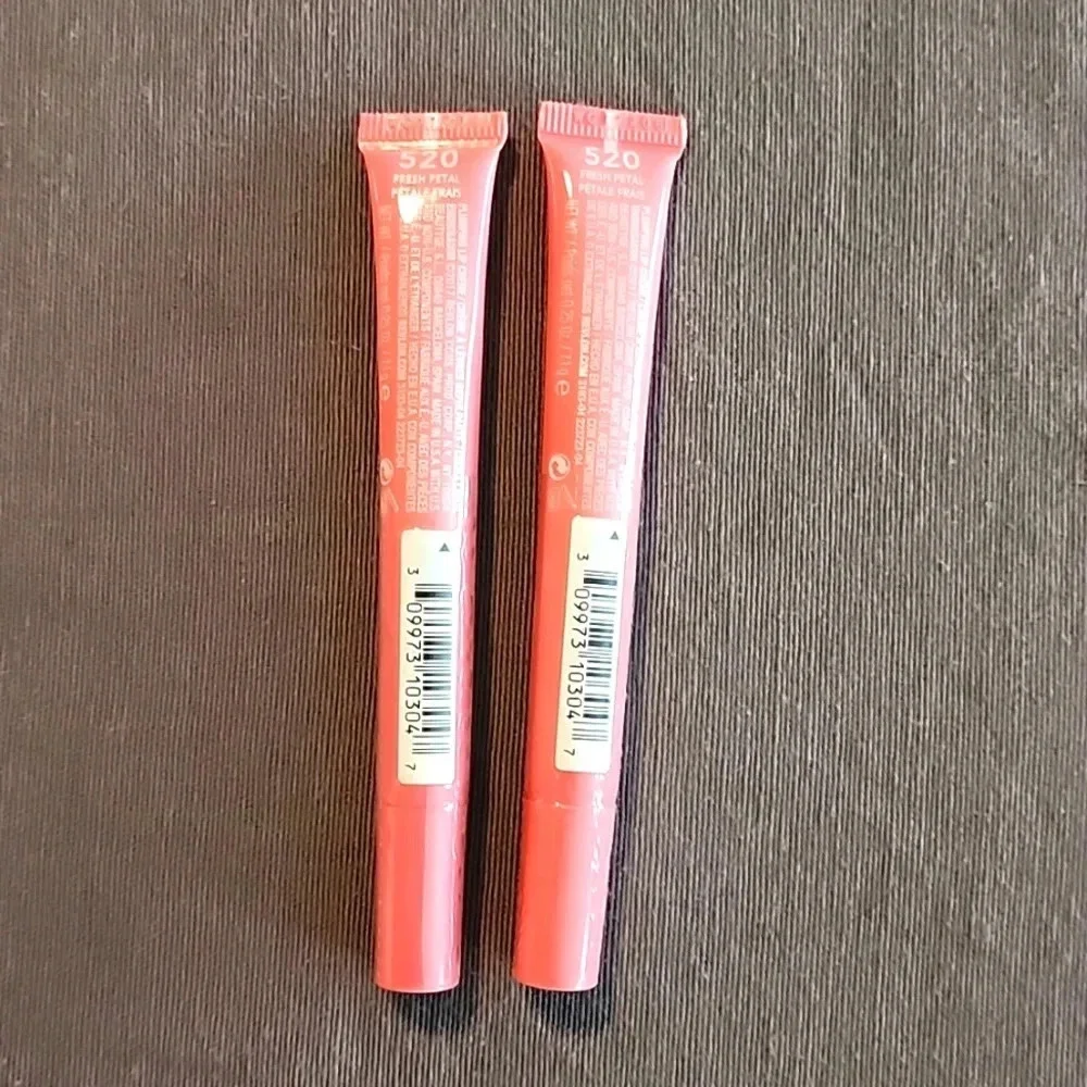 (2) Revlon Kiss Plumping Lip Creme-520 Fresh Petal